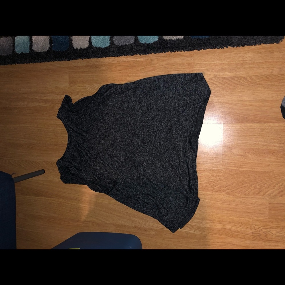 Heather gray old navy tank top sweater